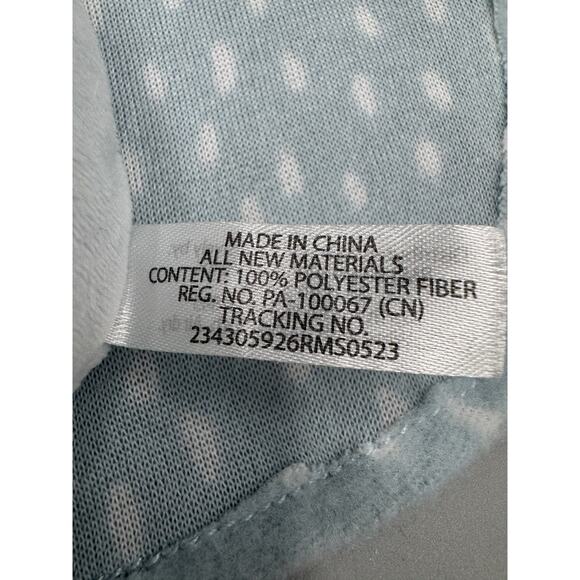 Plush Fox Blue Blanket Swaddle 10" Stuffed Animal Toy Lovey RMS International - Picture 6 of 7